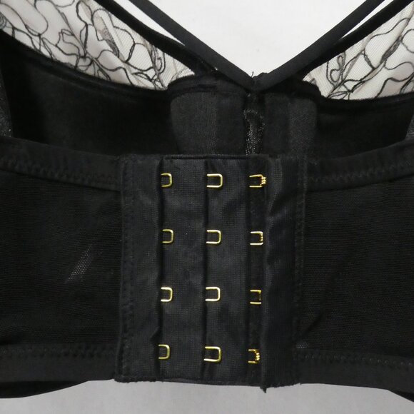 AG - ASHLEY GRAHAM | 40 DDD | Black Lace Detailed Bra - Picture 9 of 14
